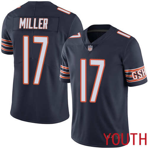 Chicago Bears Limited Navy Blue Youth Anthony Miller Home Jersey NFL Football 17 Vapor Untouchable